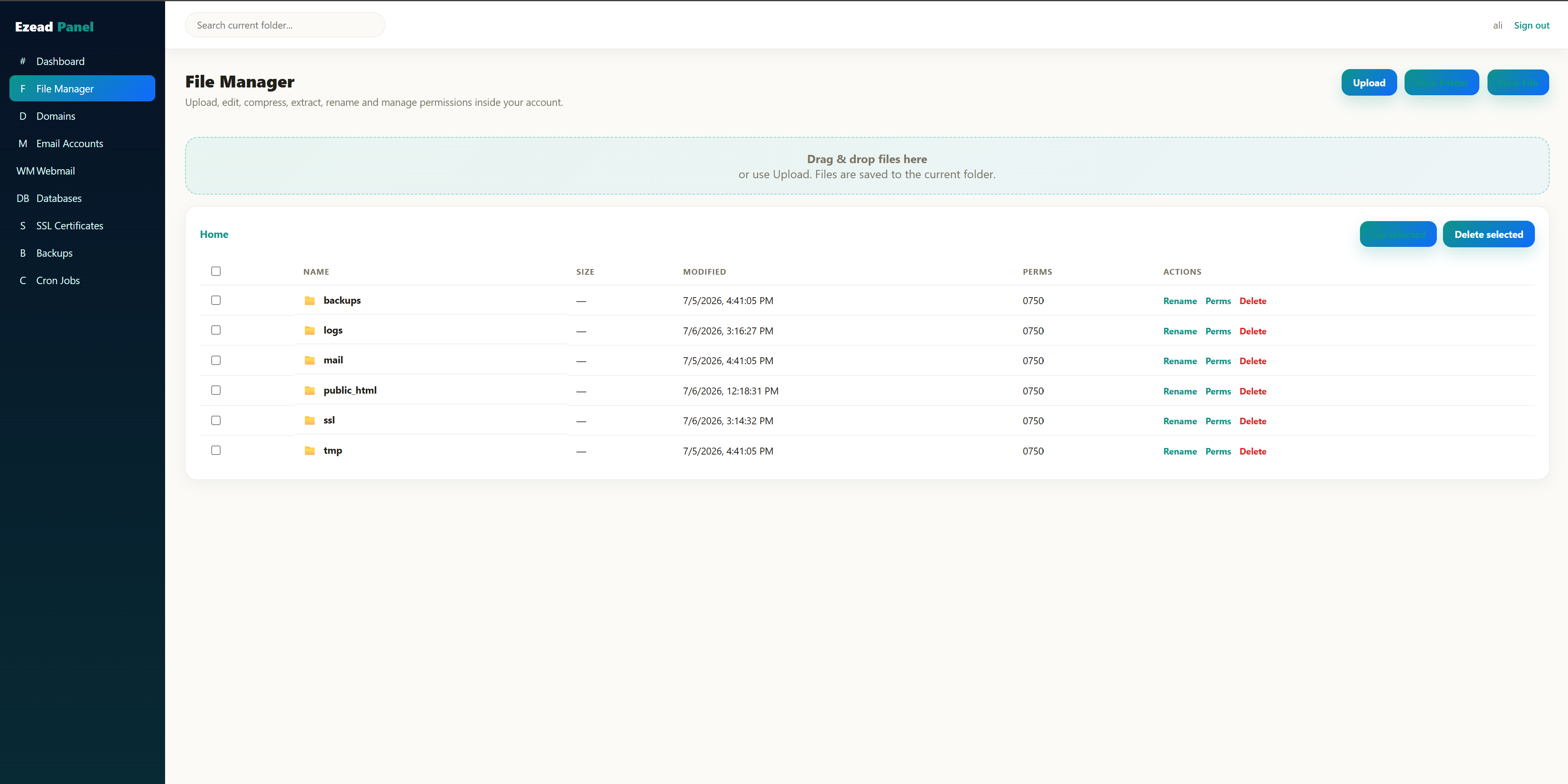 File manager